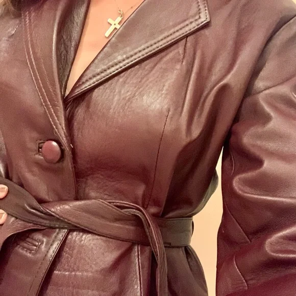 Vintage leather jacket - Picture 4 of 8